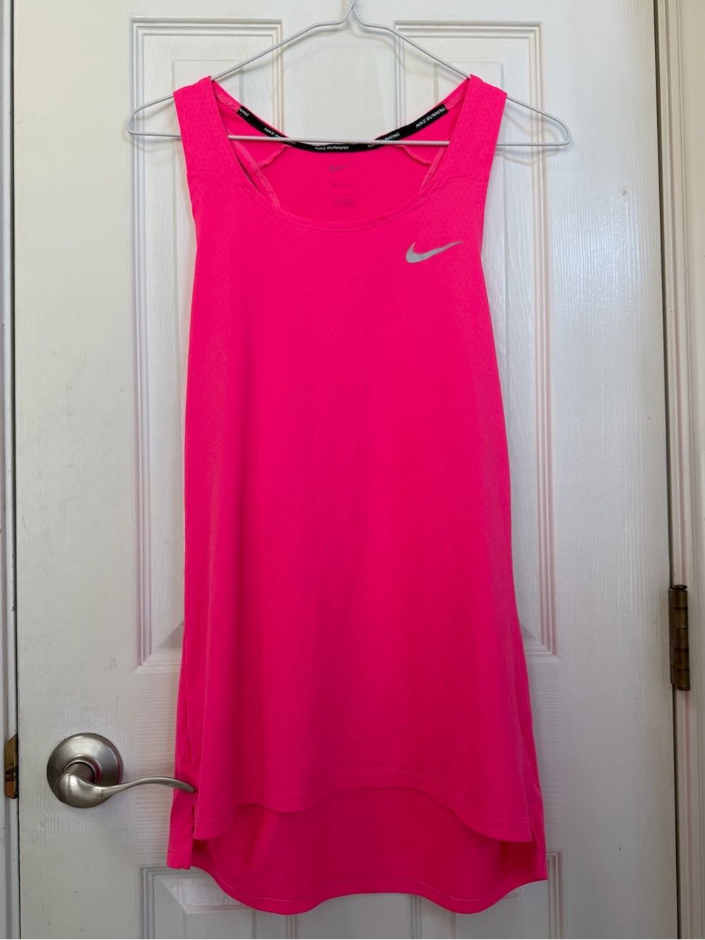 Nike Dri-Fit Running Neon Pink Racerback Tank Top